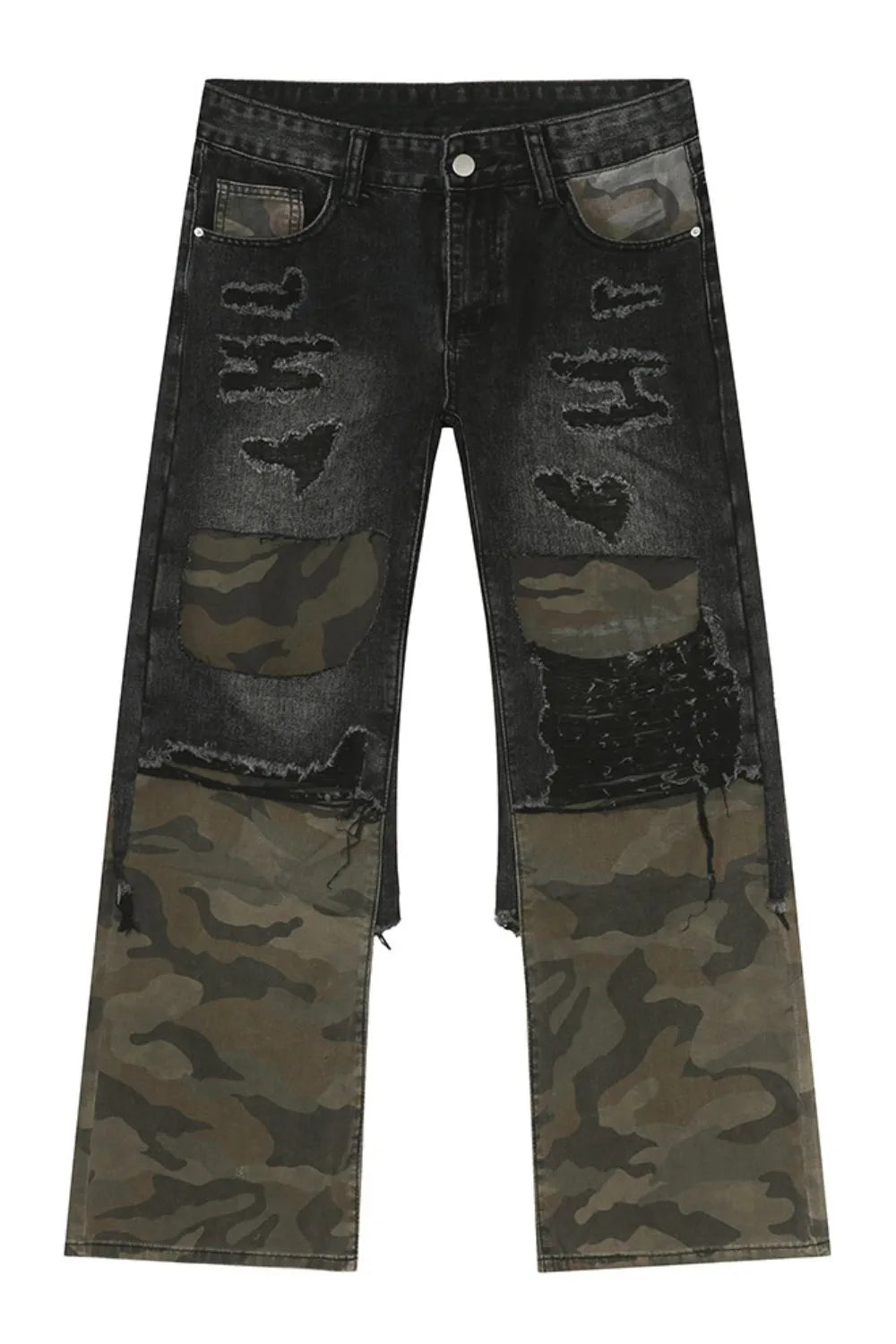 RICHSAINT Camo Distressed Jeans