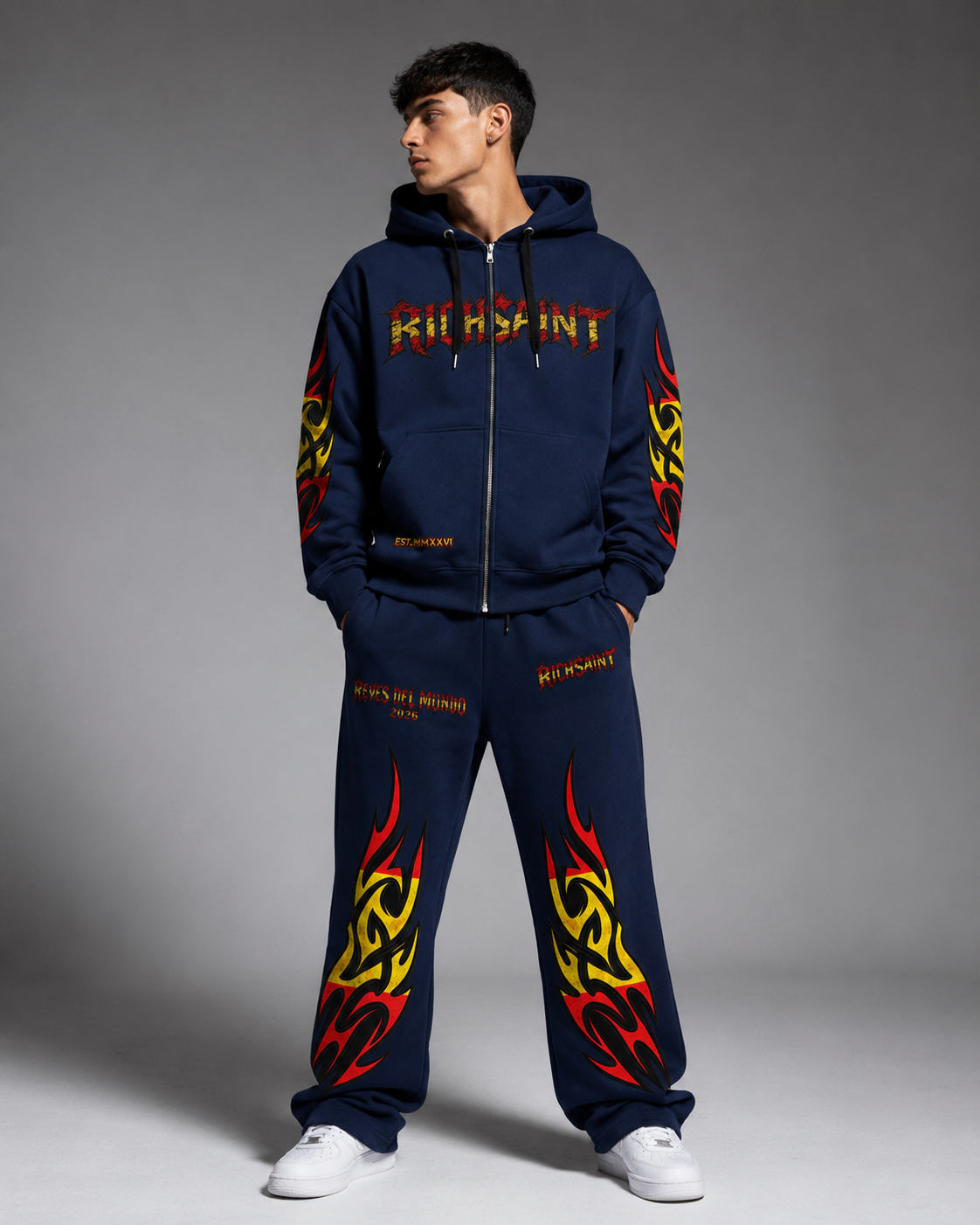 Reyes Del Mundo 2026 Zip Hoodie